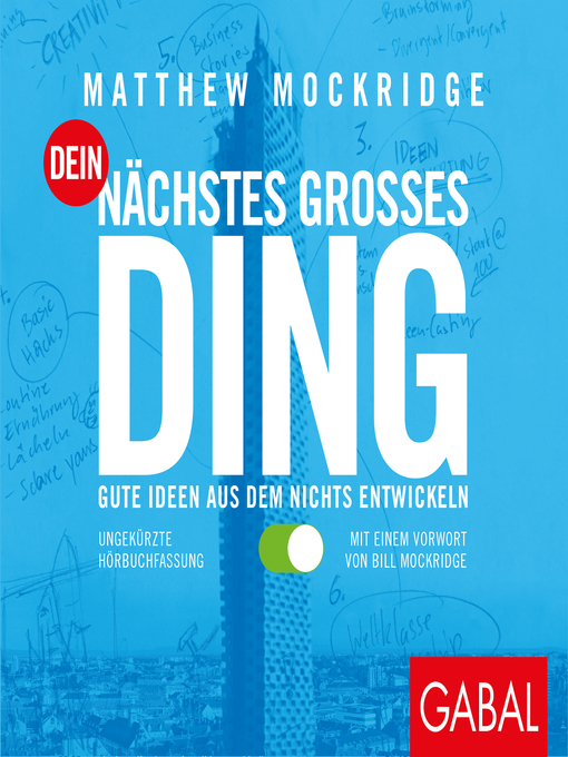 Title details for Dein nächstes großes Ding by Matthew Mockridge - Available